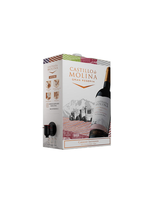 Vino Castillo de Molina Gran Reserva Carmenere Bag in Box 3L Pack 2 Unidades