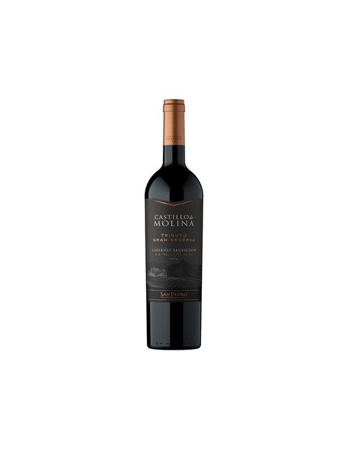 Vino Castillo de Molina Gran Reserva Tributo Carmenere 750cc Pack 6 Unidades