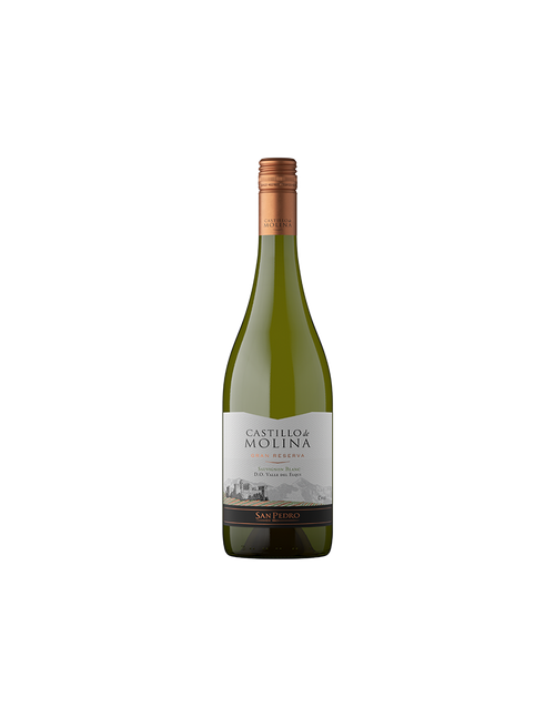 Vino Castillo de Molina Gran Reserva Sauvignon Blanc 750cc Pack 6 Unidades