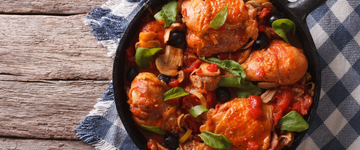 Receta Pollo a la Cacciatore, en el Día del Pinot Grigio