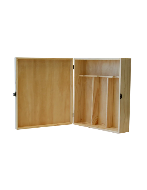 Caja Baúl para 3 botellas